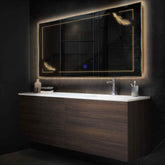 Espejo LED Rectangular | Botón táctil | Luz blanca cálida - Reyze Seria Good Vibes Model 2